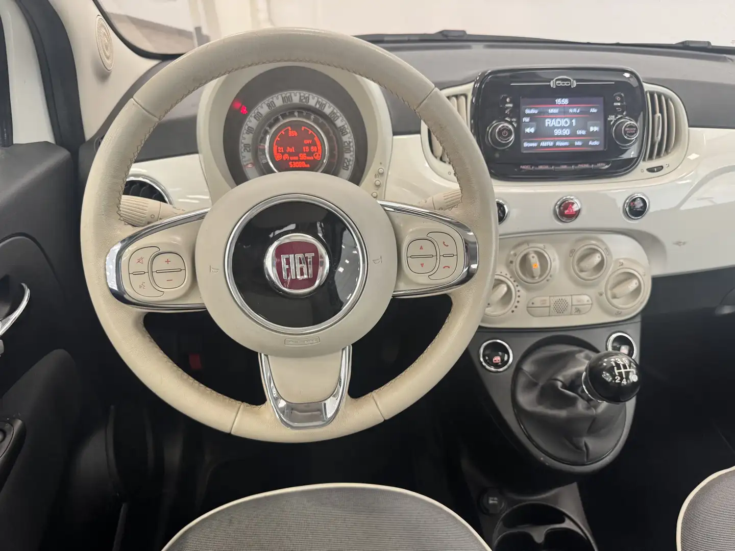 Fiat 500 1.2 LOUNGE | 4-CLINDER | 12 MDN GARANTIE | PANO | Wit - 2