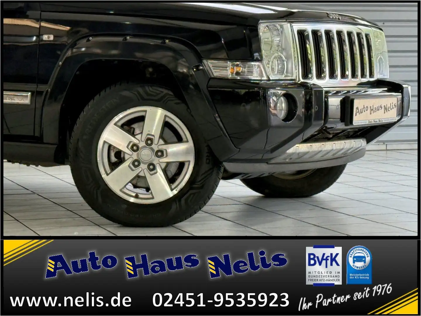 Jeep Commander 3,0 CRD 4x4 Limited Autom. 7-Sitzer el Schwarz - 2