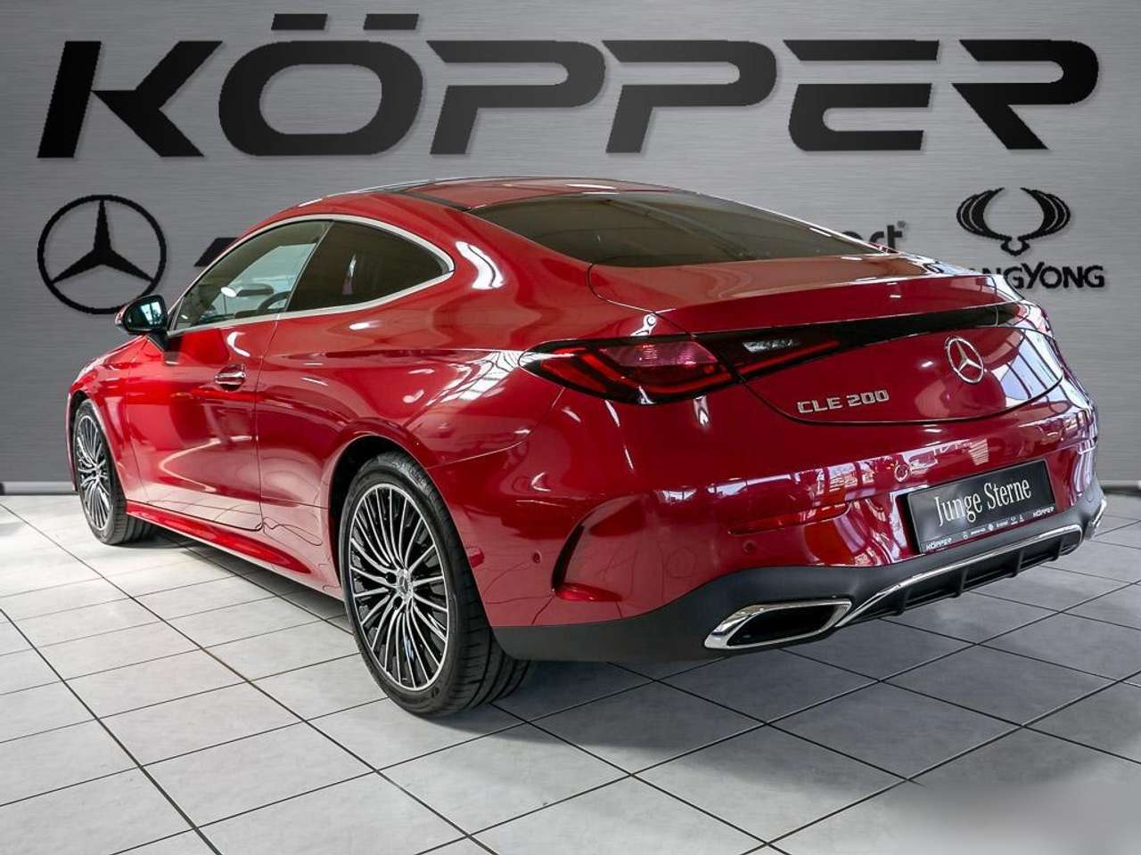 Mercedes-Benz-CLE 200-AMG Coupé Advanced Plus Pano Red Kamera