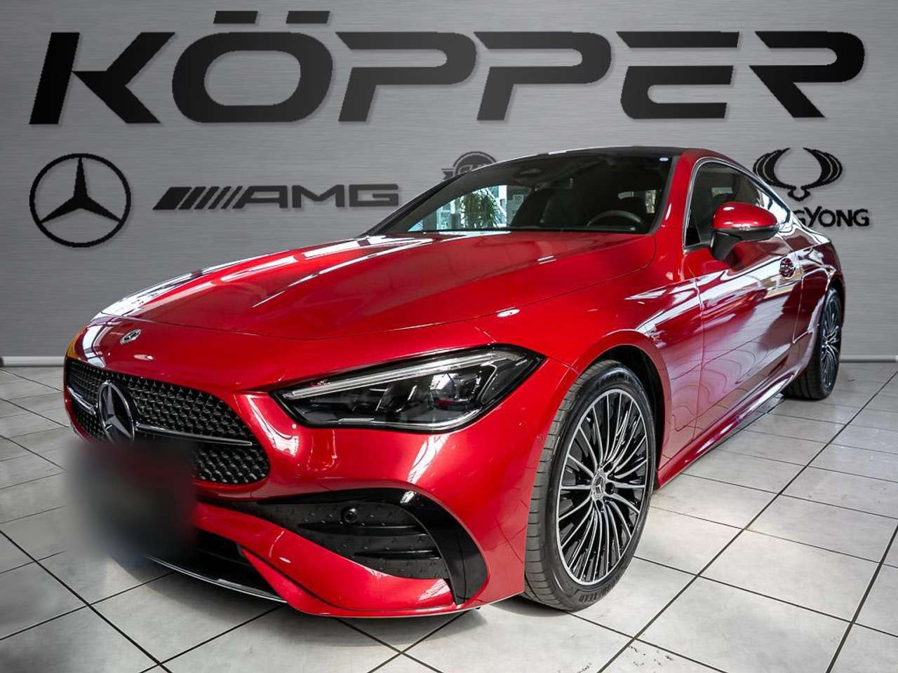 Mercedes-Benz-CLE 200-AMG Coupé Advanced Plus Pano Red Kamera