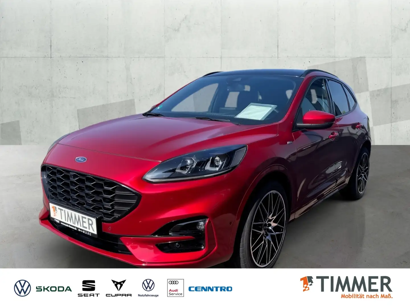Ford Kuga ST-Line 1,5 TDCI *AHK*NAVI*R-Kam*PDC* Rot - 1