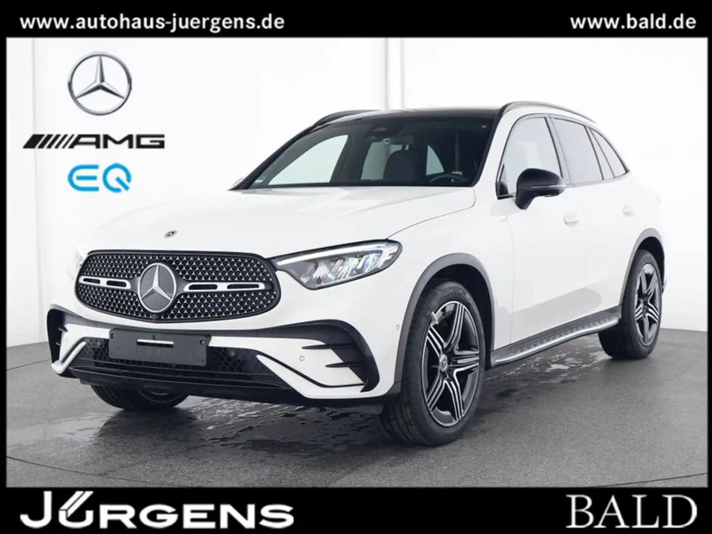 Mercedes-Benz GLC 300 d 4M AMG-Sport/Pano/AHK/Night/Distr/20' Weiß - 2