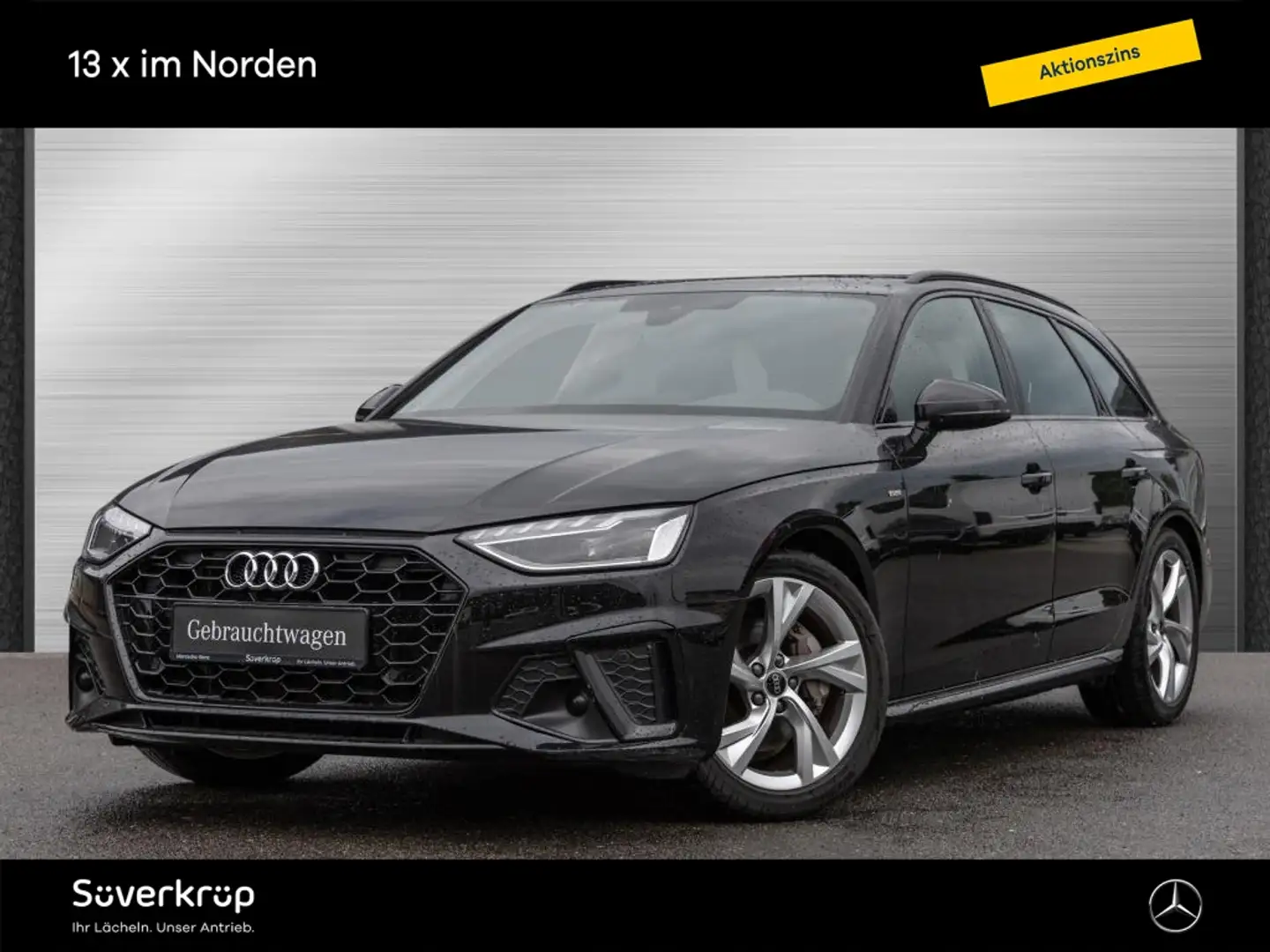Audi A4 Avant 40 TDI S-Line // SPUR PANO KAMERA PDC Černá - 2