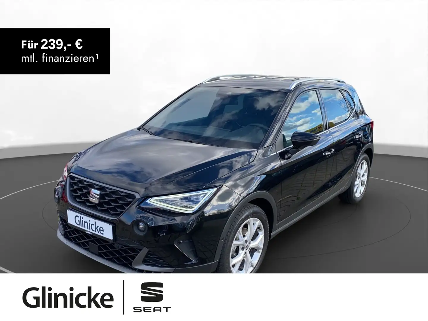 SEAT Arona FR 1.0 TSI Navi KAM Sitzhzg. PDC LED Noir - 1