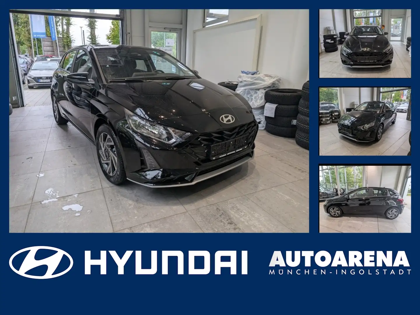 Hyundai i20 1.0 T-GDI Trend DynLicht Facelift Kam. LED Schwarz - 1