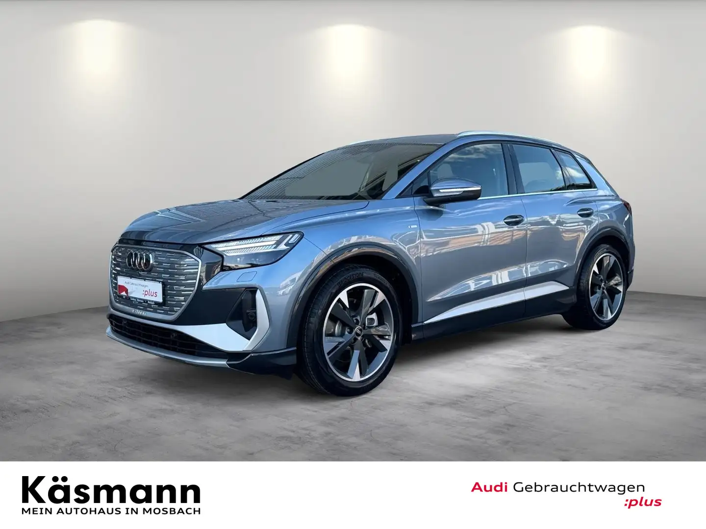 Audi Q4 e-tron 45 quattro S line MATRIX ACC KAM AHK Blau - 2