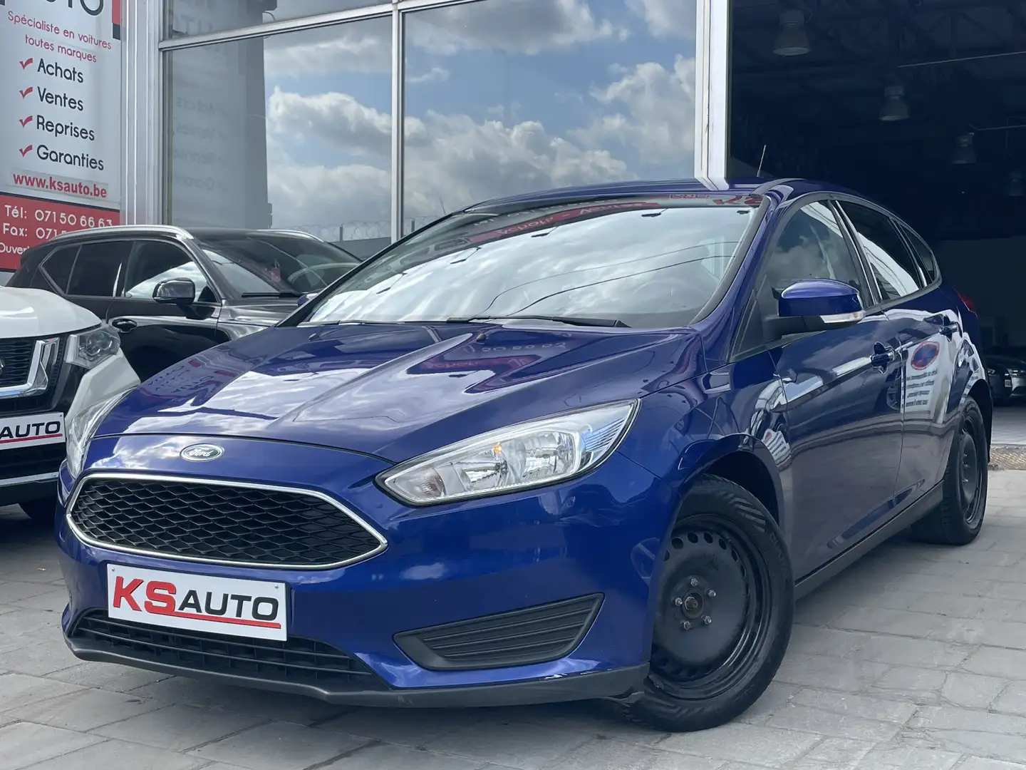 Ford Focus 1.0 EcoBoost/165187KM/AIRCO/EURO 6B Azul - 1