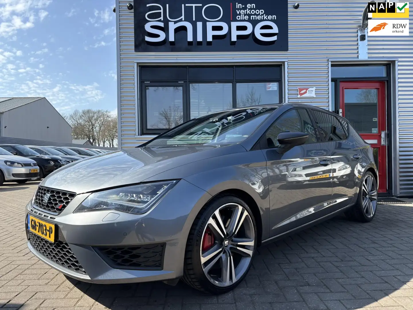 SEAT Leon 2.0 TSI Cupra 280 -ORIGINEEL NEDERLANDS!-LIEFHEBBE Grijs - 1