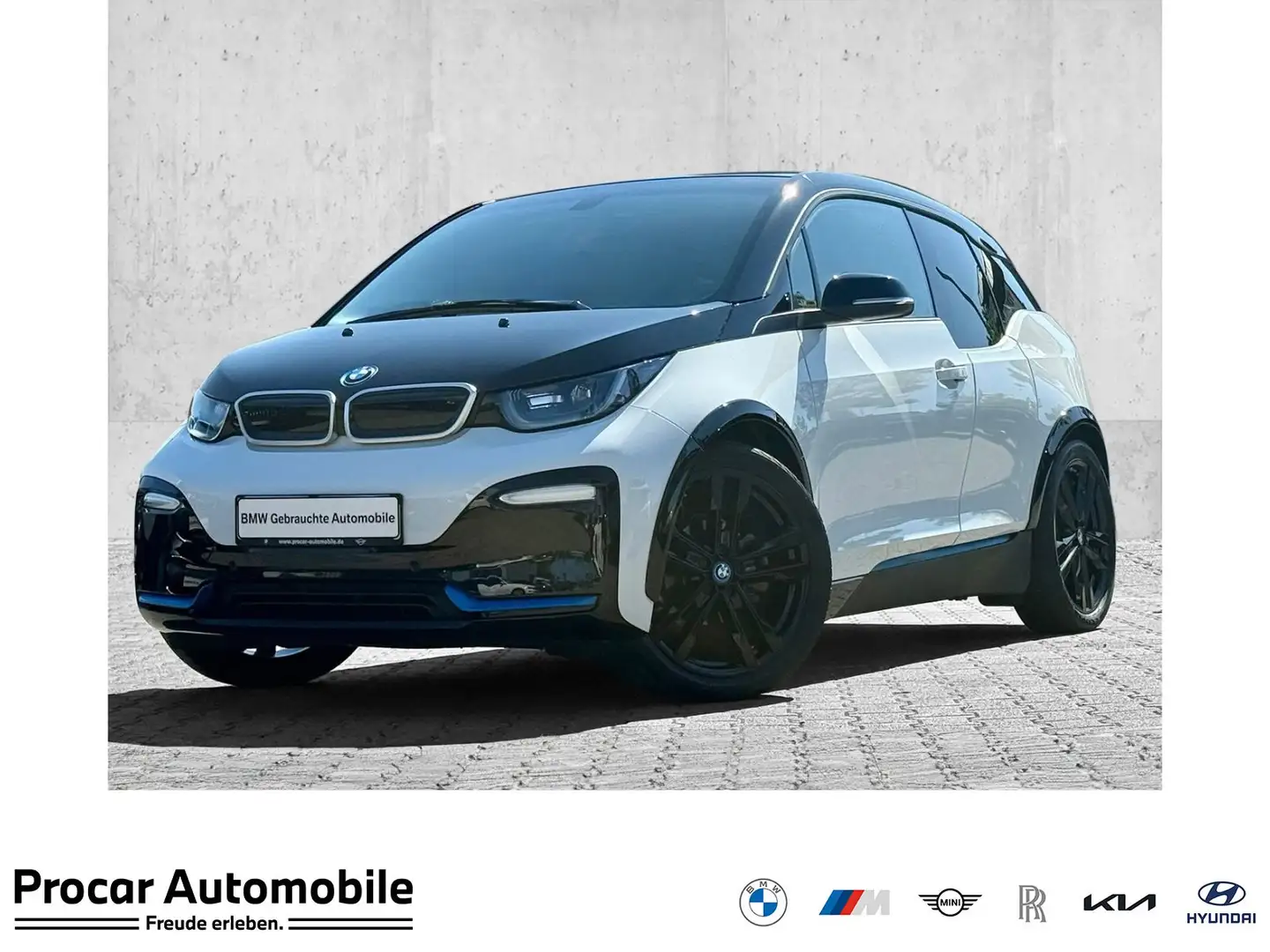 BMW i3 s 120Ah 20" LM Glasd. Navi Prof. RFK PDC DAB Blanc - 1