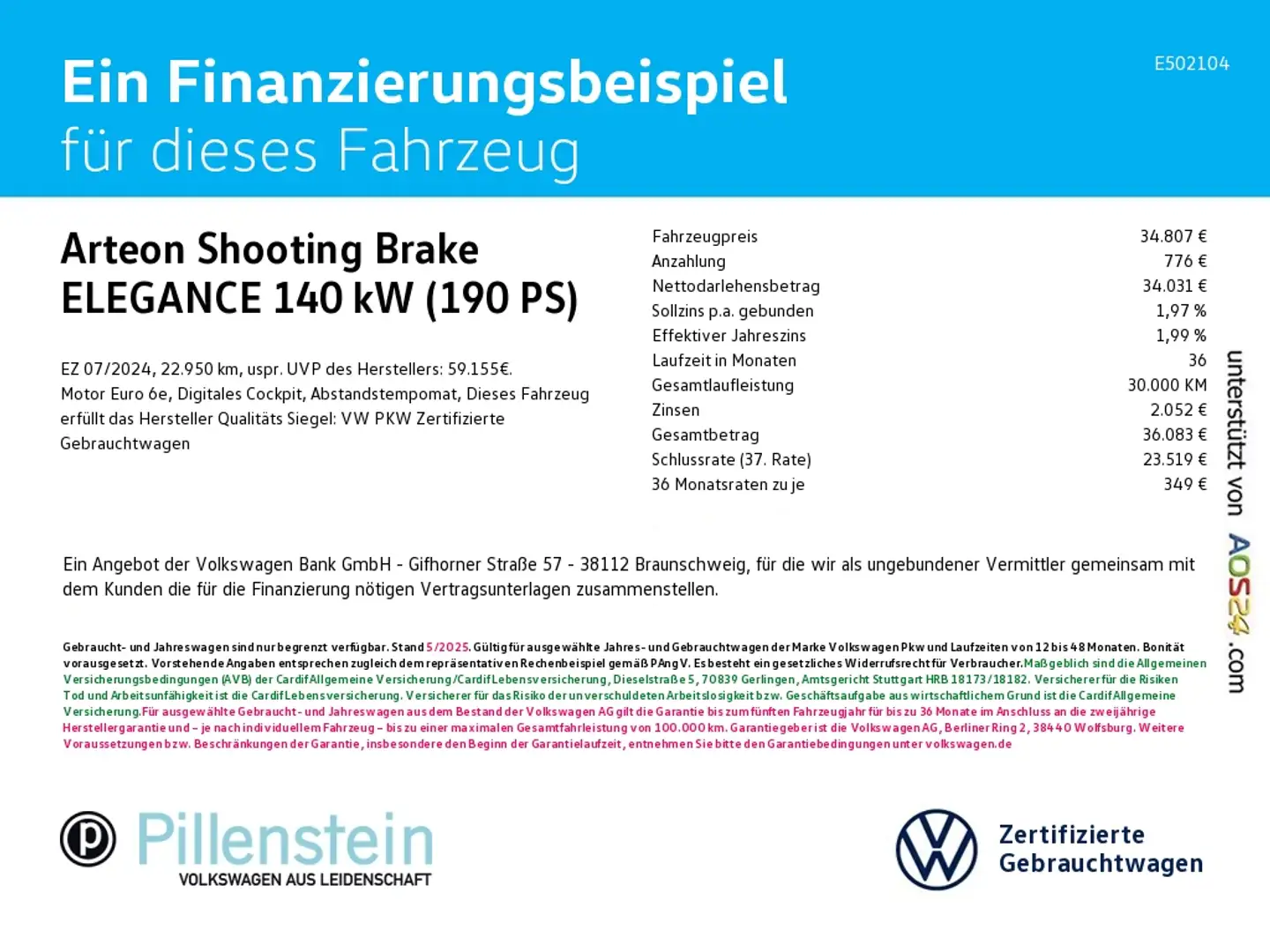 Volkswagen Arteon Shooting Brake ELEGANCE 2.0 TSI AHK IQ.LIGHT Noir - 2
