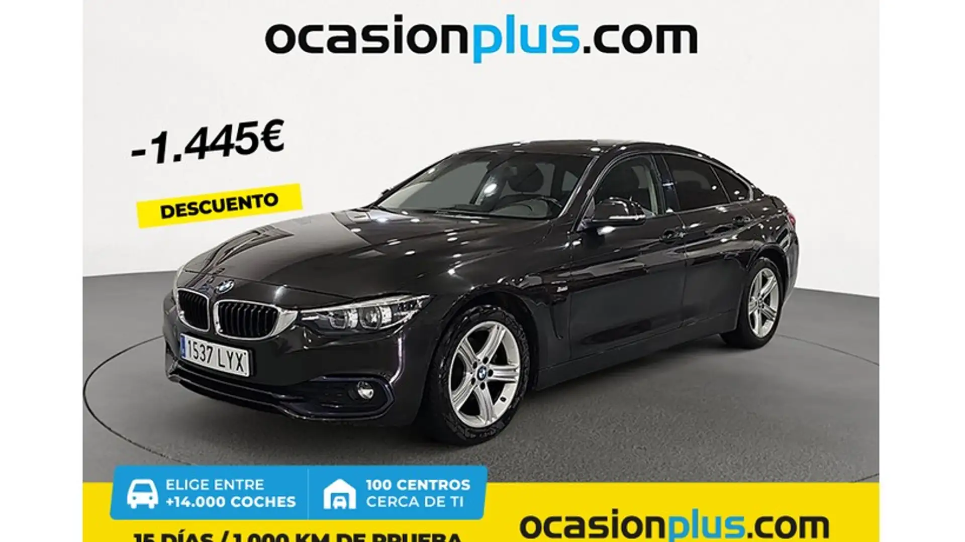 BMW 418 418d Gran Coupé Gris - 1