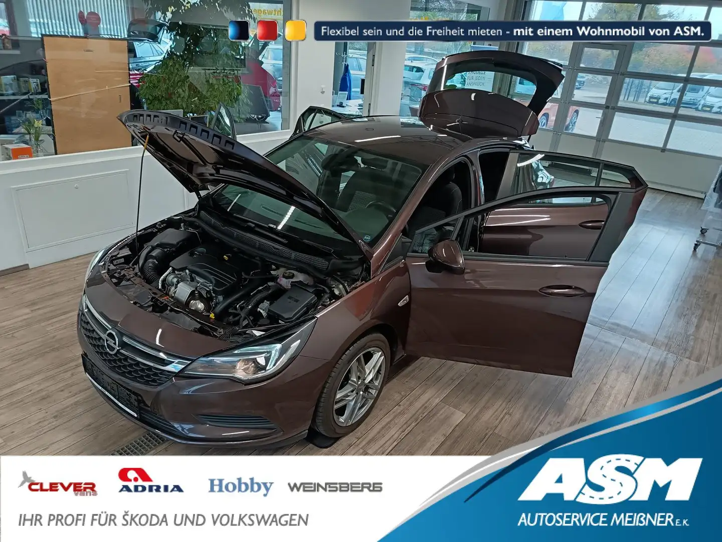 Opel Astra K Lim. 1,0 TURBO 77 kW*TEMP*KLIMA*PDC*SHZ* Braun - 1