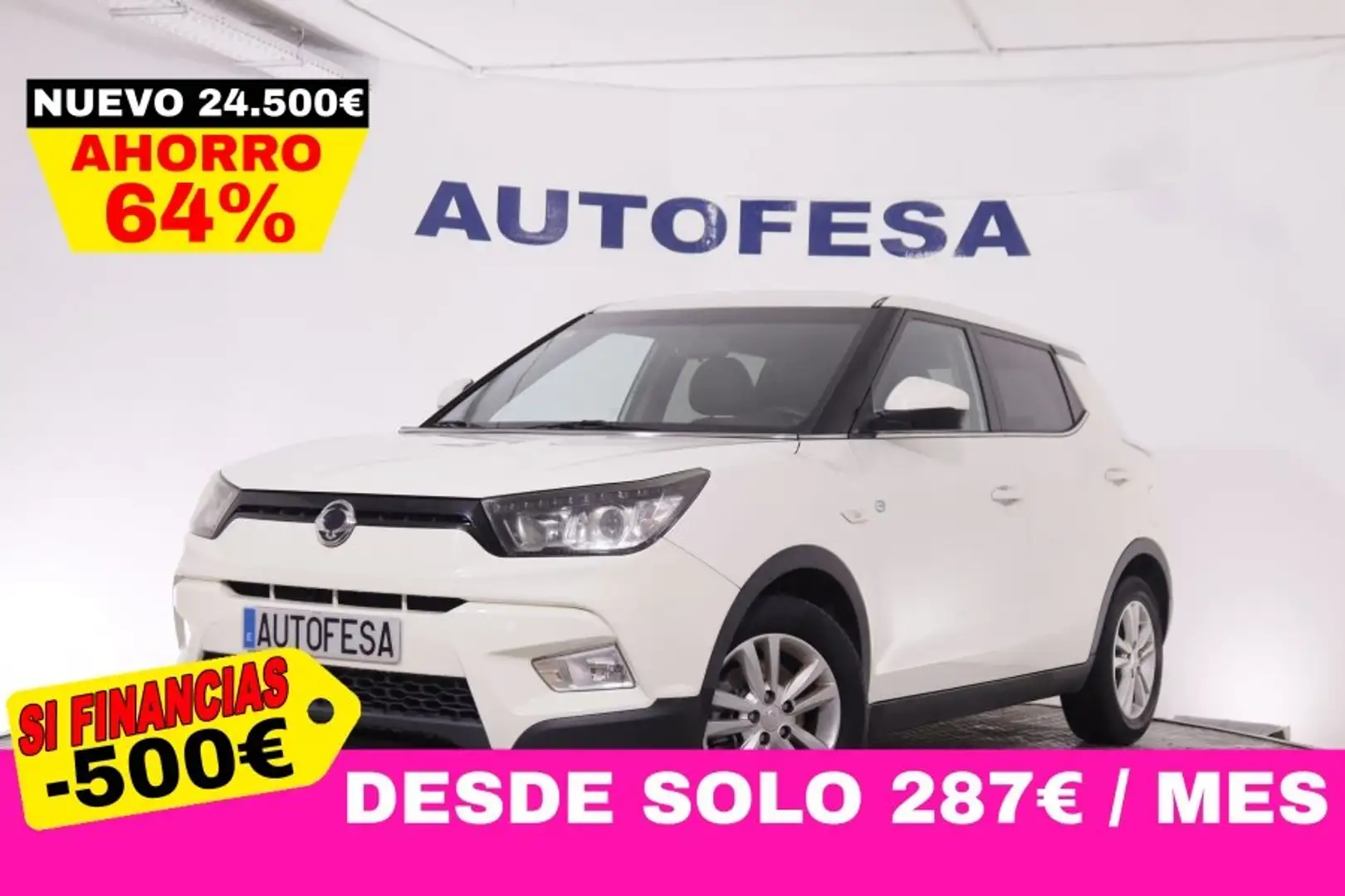 SsangYong Tivoli 1.6 D16T PREMIUM 4X2 115CV 5P # BLUETOOTH Blanco - 1