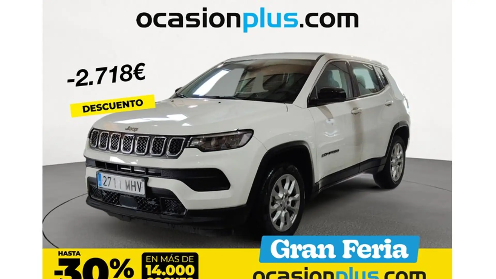 Jeep Compass 1.5 MHEV Longitude FWD DCT Blanco - 1