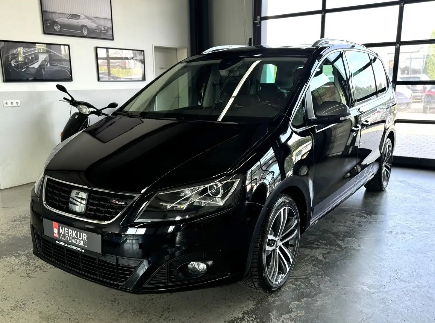 SEAT Alhambra 1.4 TSI FR-Line 7Sitze/ACC/AHK/Pano/Kam Schwarz - 1