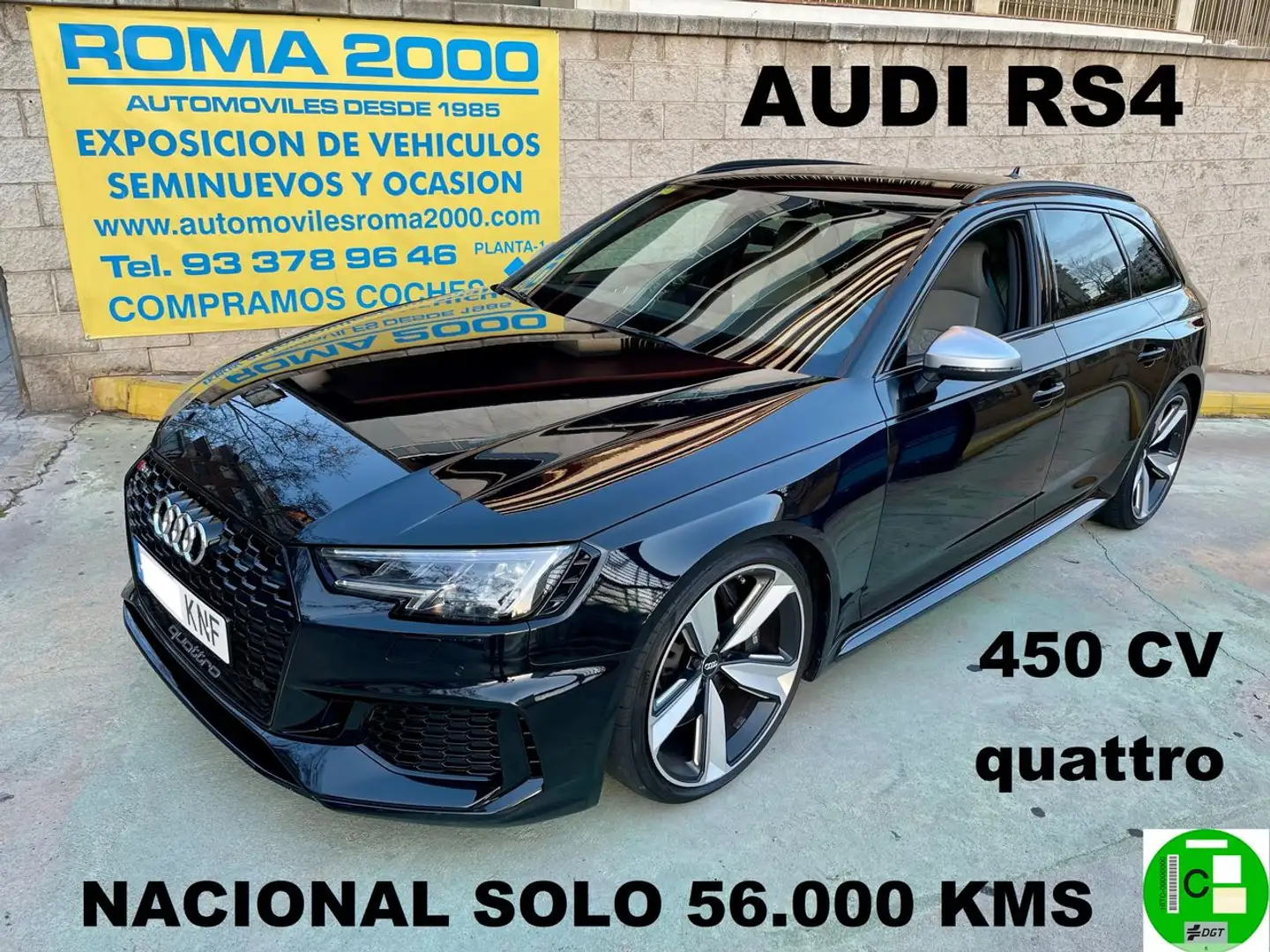 Audi RS4 AVANT 450 CV NACIONAL 2018 Schwarz - 1