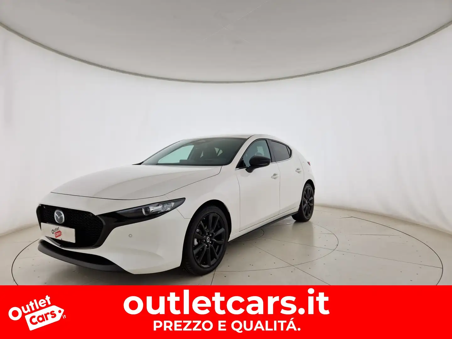Mazda 3 5p 2.0 m-hybrid homura 122cv Bianco - 1