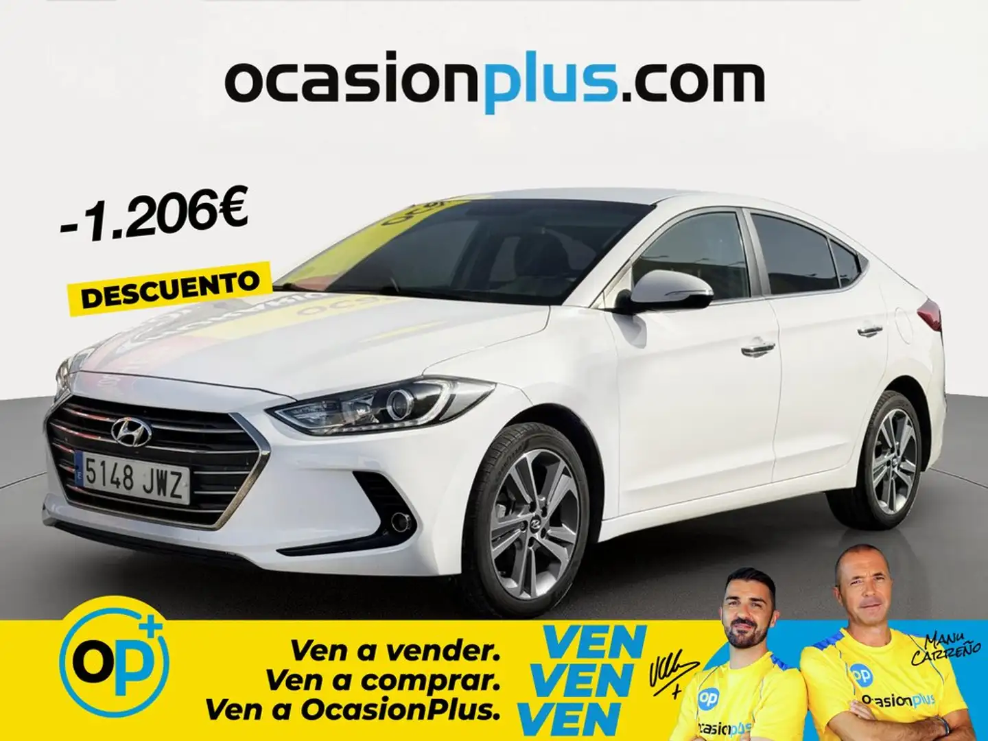 Hyundai ELANTRA 1.6CRDi Tecno 136 Blanco - 1