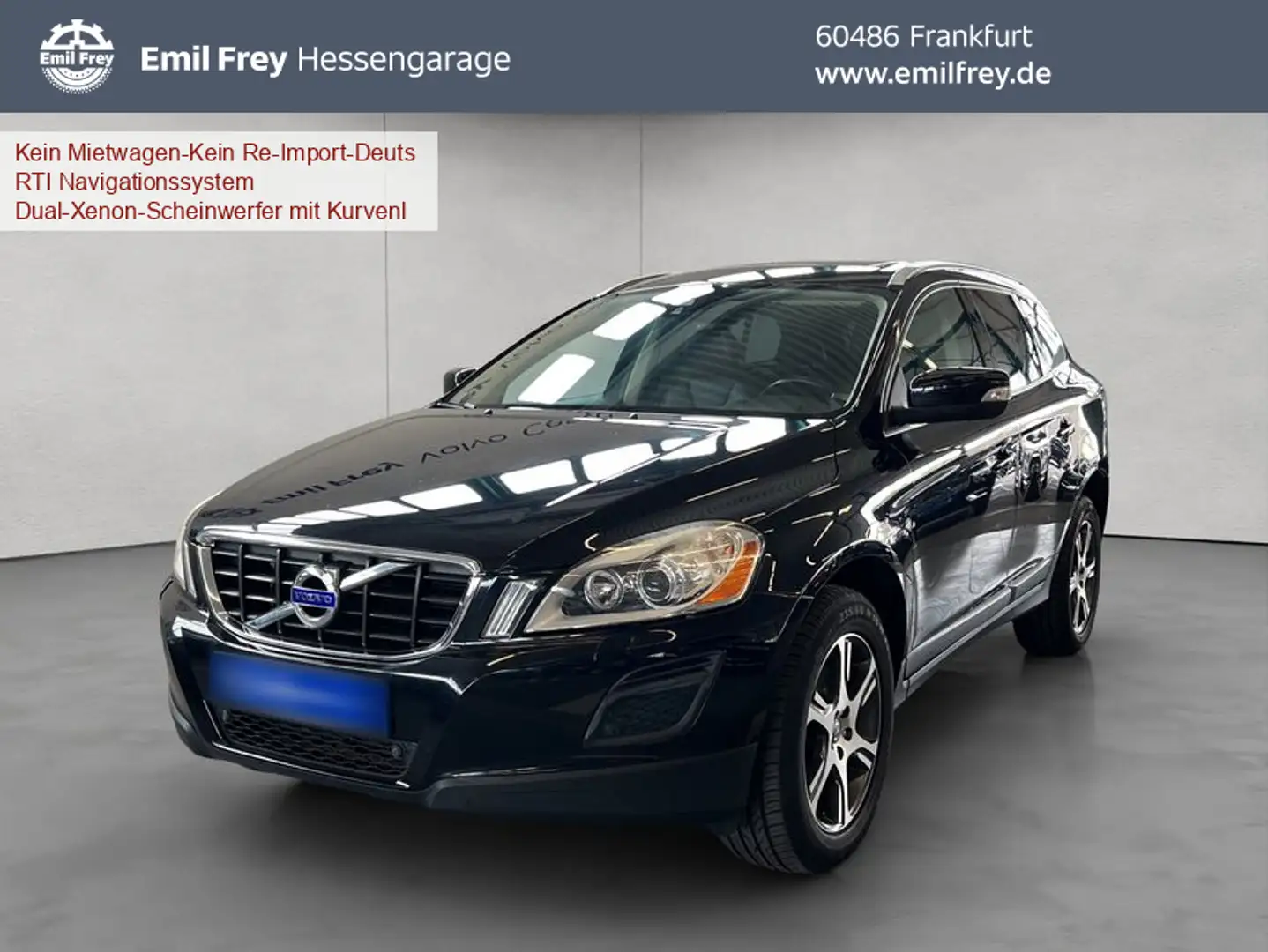 Volvo XC60 XC60 D5 AWD Summum Glasd Leder Navi Dual-Xenon Negro - 1
