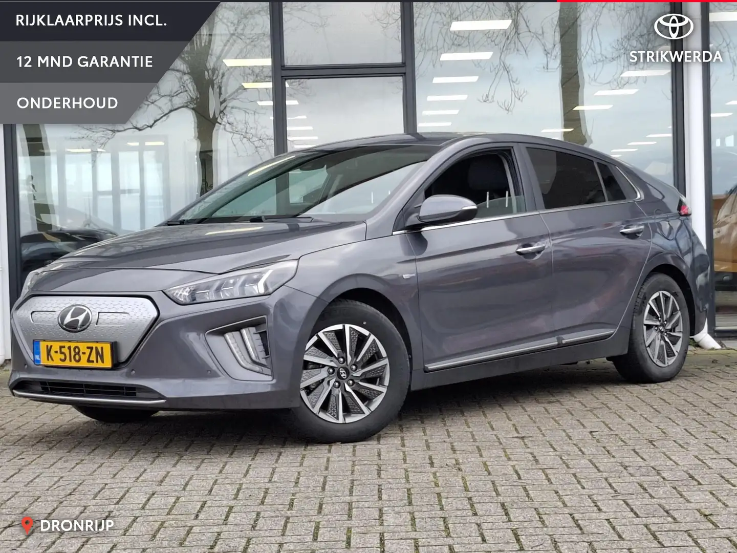 Hyundai IONIQ Premium EV 38 kWh | Pano | Leer | Stoelverwarming/ Gris - 1