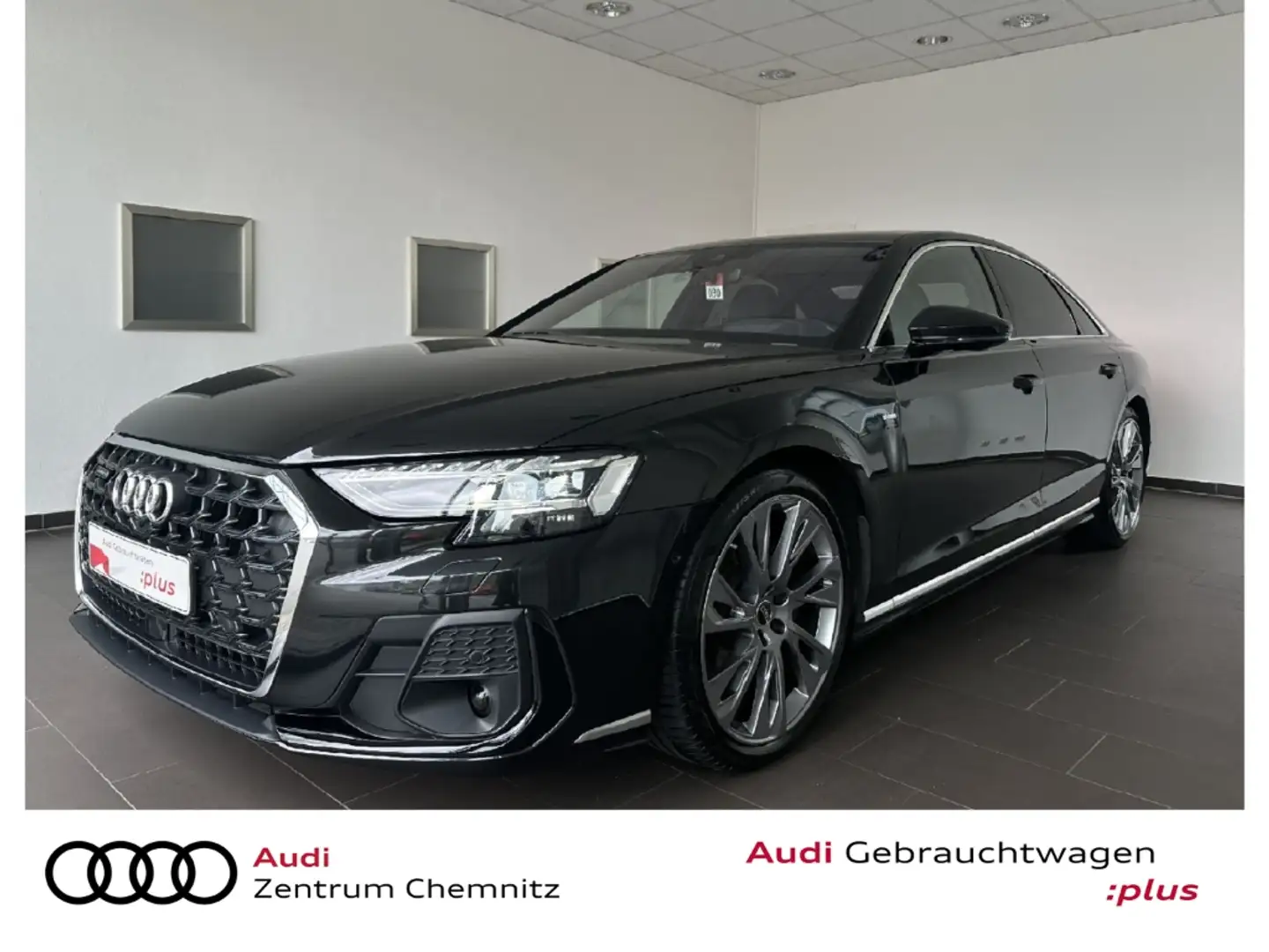 Audi A8 50 TDI qu. tiptr. S LINE+ALLRDLNKG+AHZV+MATRX Grau - 1