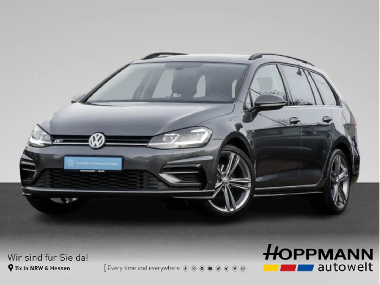 Volkswagen Golf Variant Golf VII Variant 1.5 TSI R-Line DSG ACC PANO LED Grau - 1