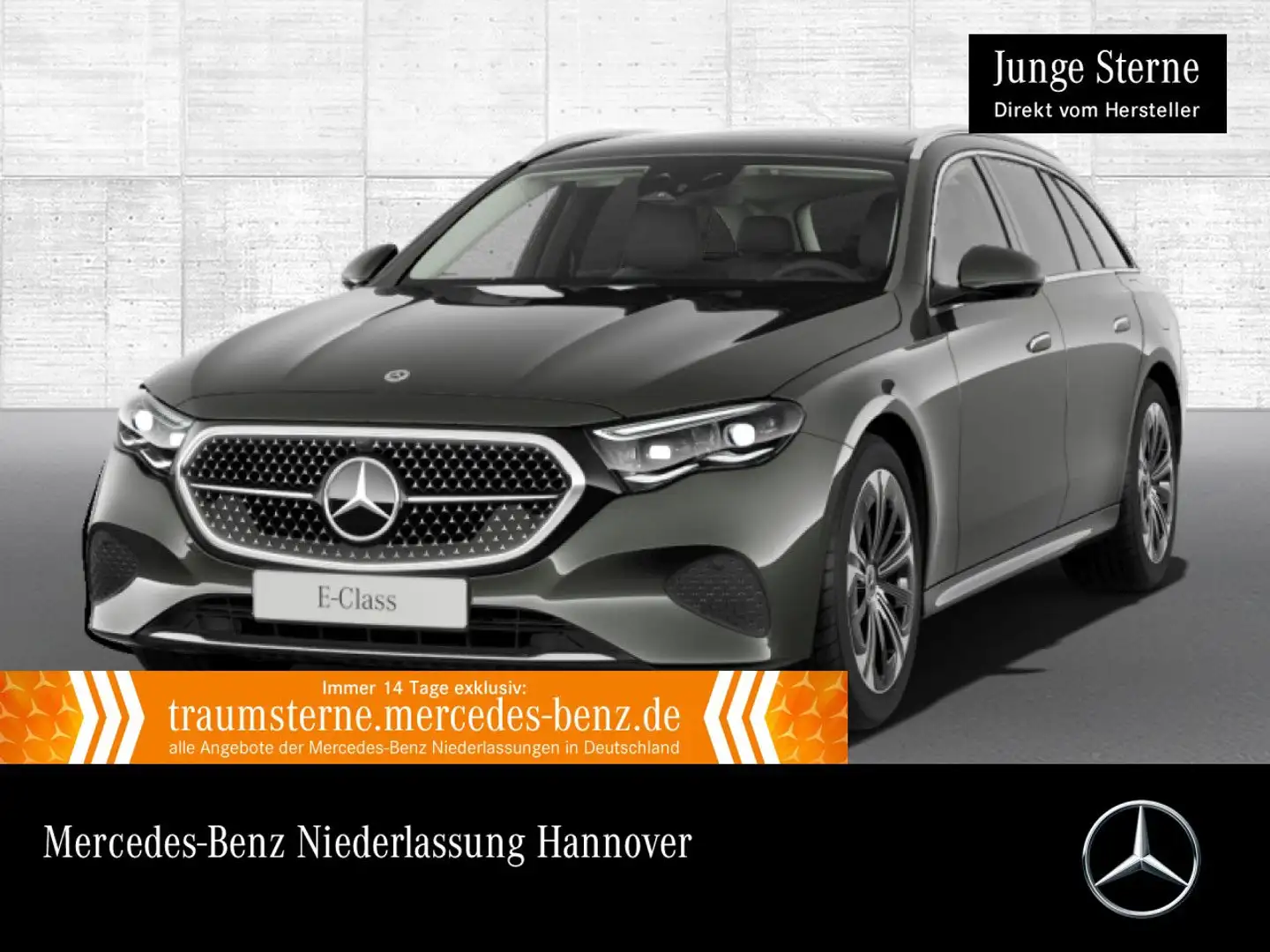 Mercedes-Benz E 300 de T Avantgarde Fahrass 360° Airmat Pano AHK Gris - 1