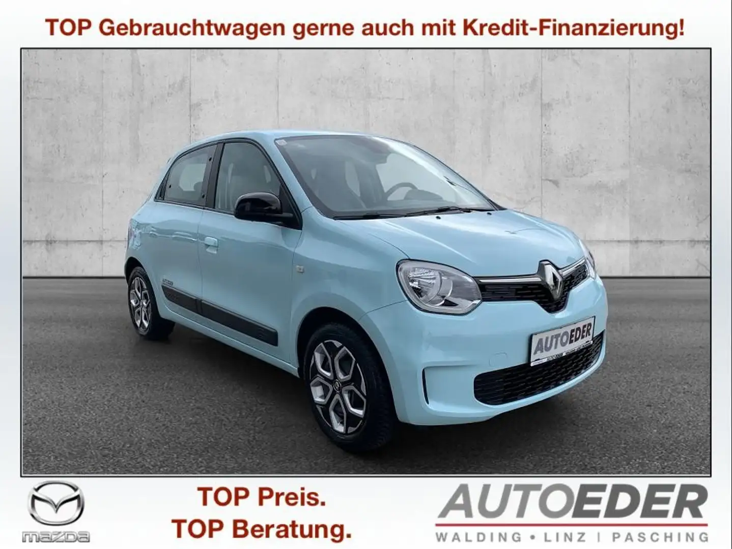 Renault Twingo SCe 65 Equilibre Blauw - 1