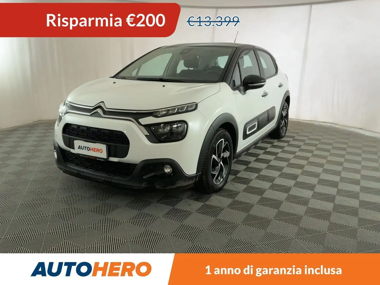 Citroen C3 1.2 PureTech Shine 83 CV Bianco - 1