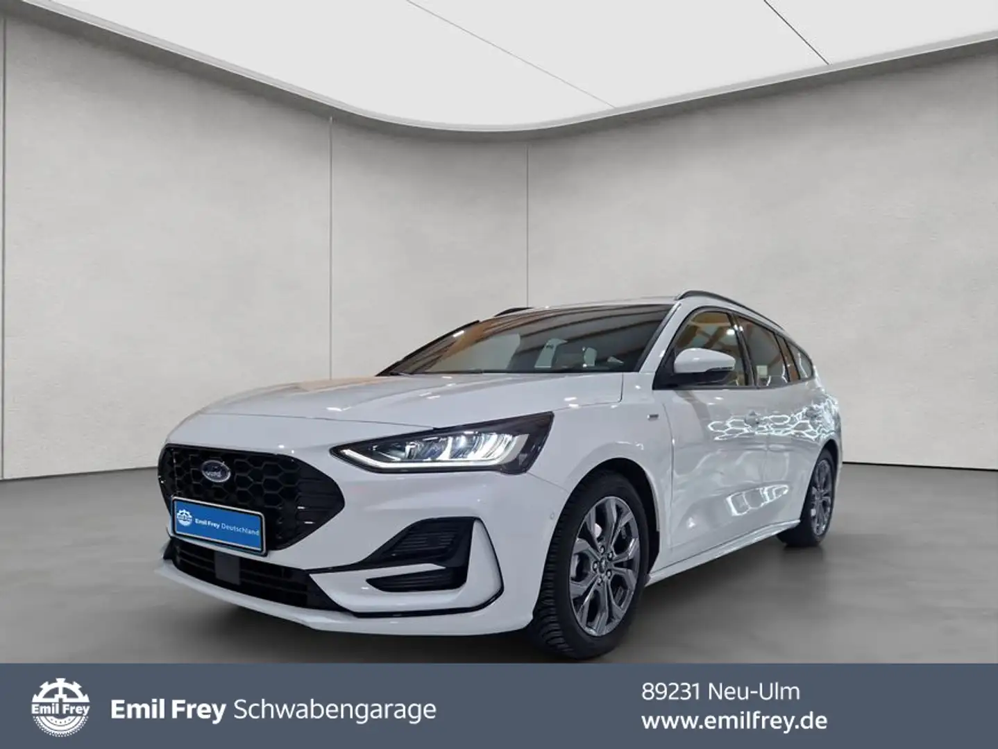Ford Focus Turnier 1.0 EcoBoost Hybrid Aut. ST-LINE X Wit - 1