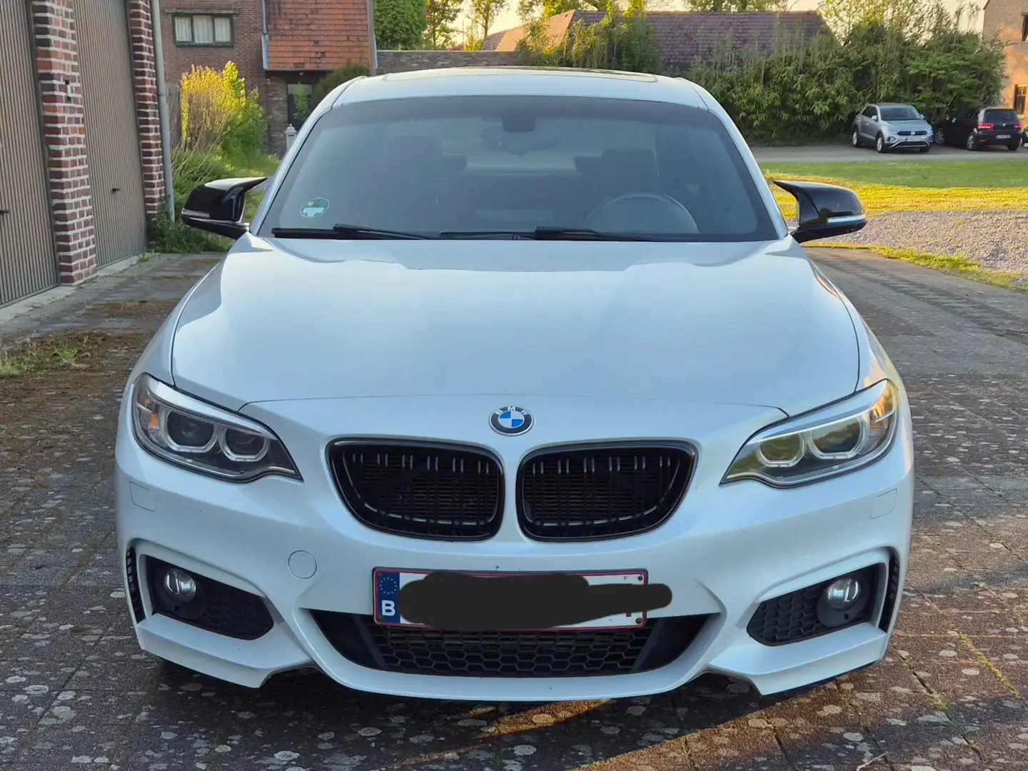 BMW 218 218d Coupe direct beschikbaar gekeurd voor verkoop Blanc - 2