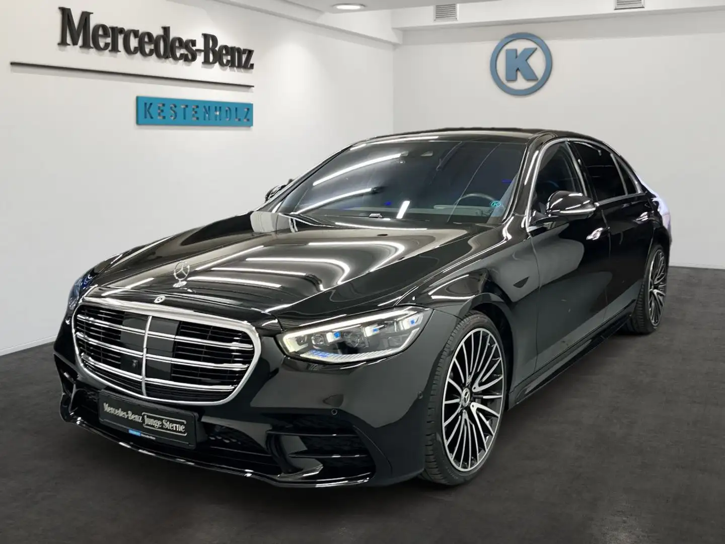 Mercedes-Benz S 500 L 4M designo Exkl-Paket AMG Fondent Airmat Чёрный - 2