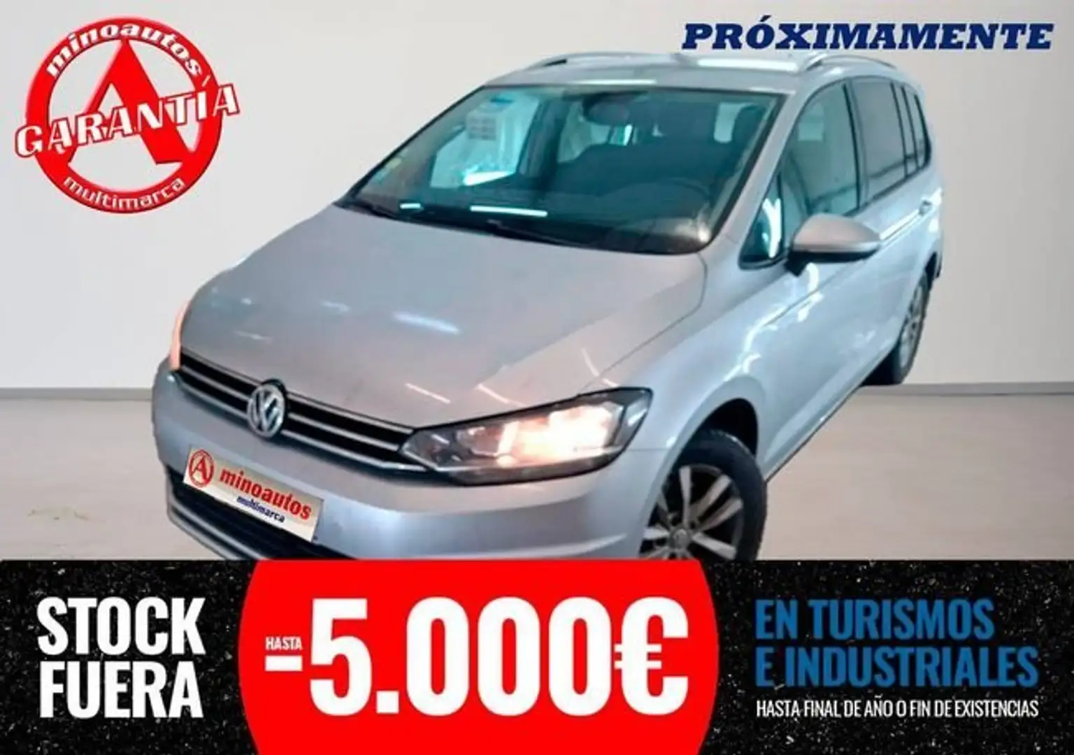 Volkswagen Touran 1.6TDI Business Edition 85kW Silber - 1