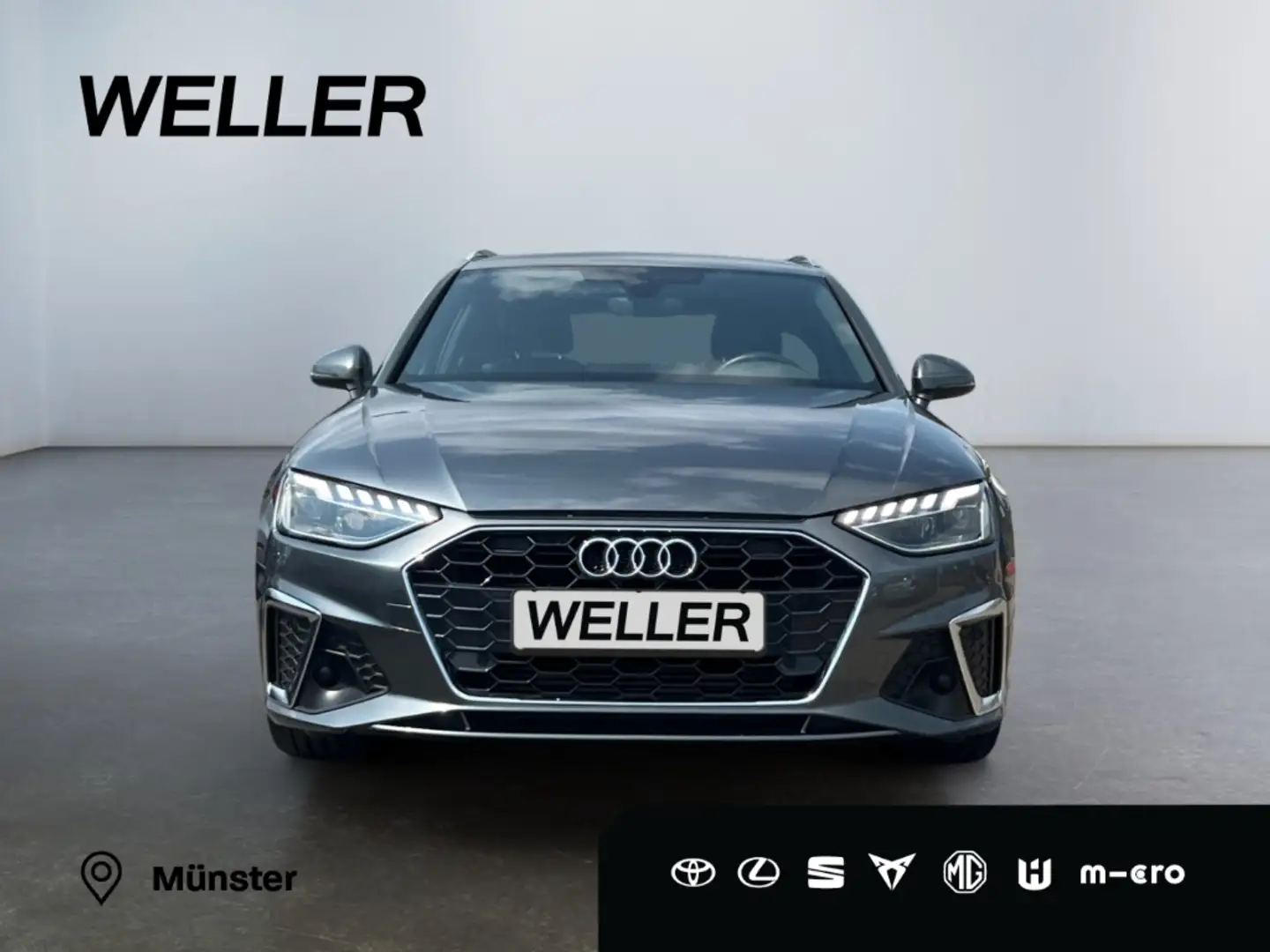 Audi A4 Avant 40 TFSI S tronic *S line*LED*CAM*el Heck* Grijs - 2