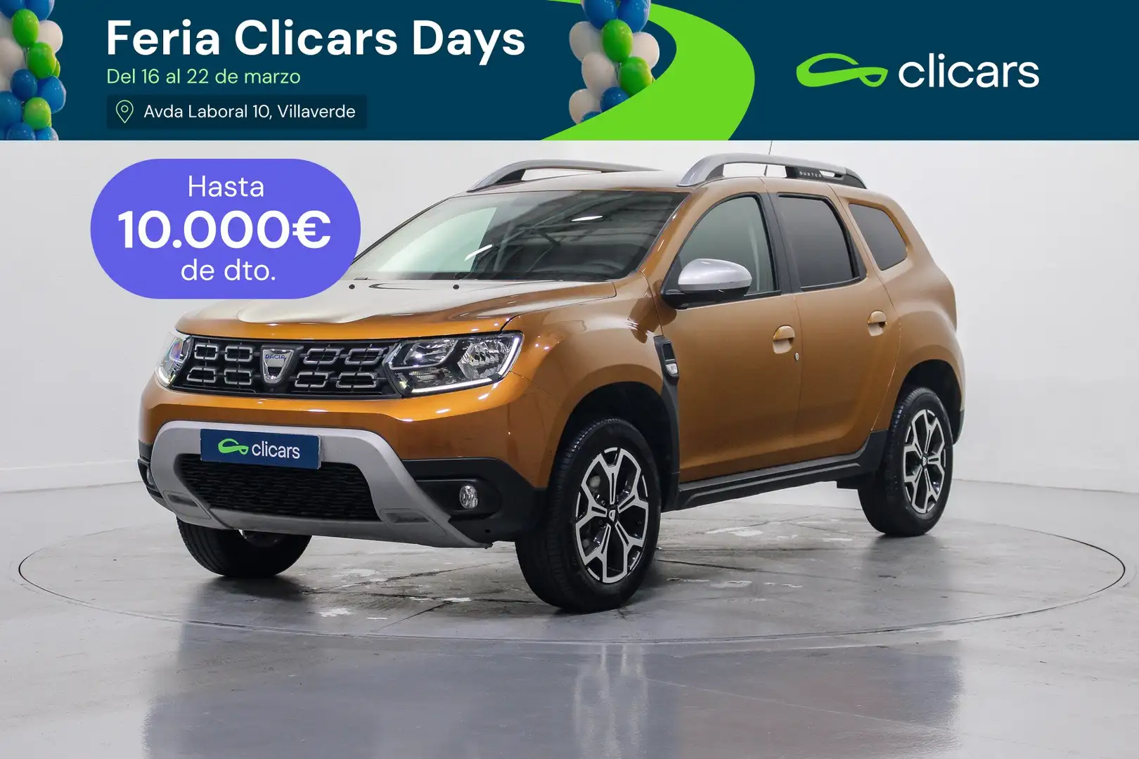 Dacia Duster 1.6 GLP GPF Prestige 4x2 84kW Naranja - 1