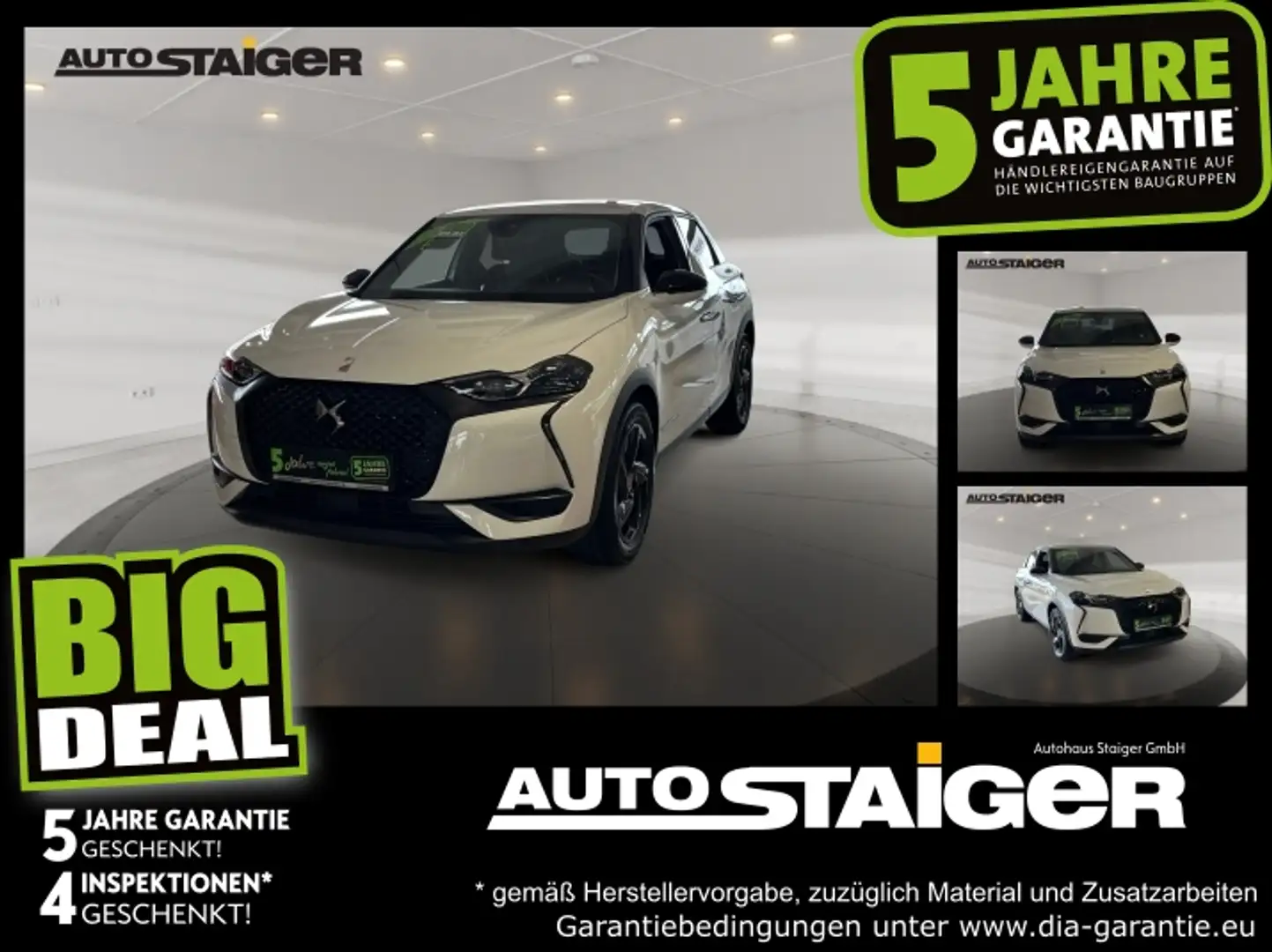 DS Automobiles DS 3 Crossback DS3 Crossback Performance Line + Navi, Weiß - 1