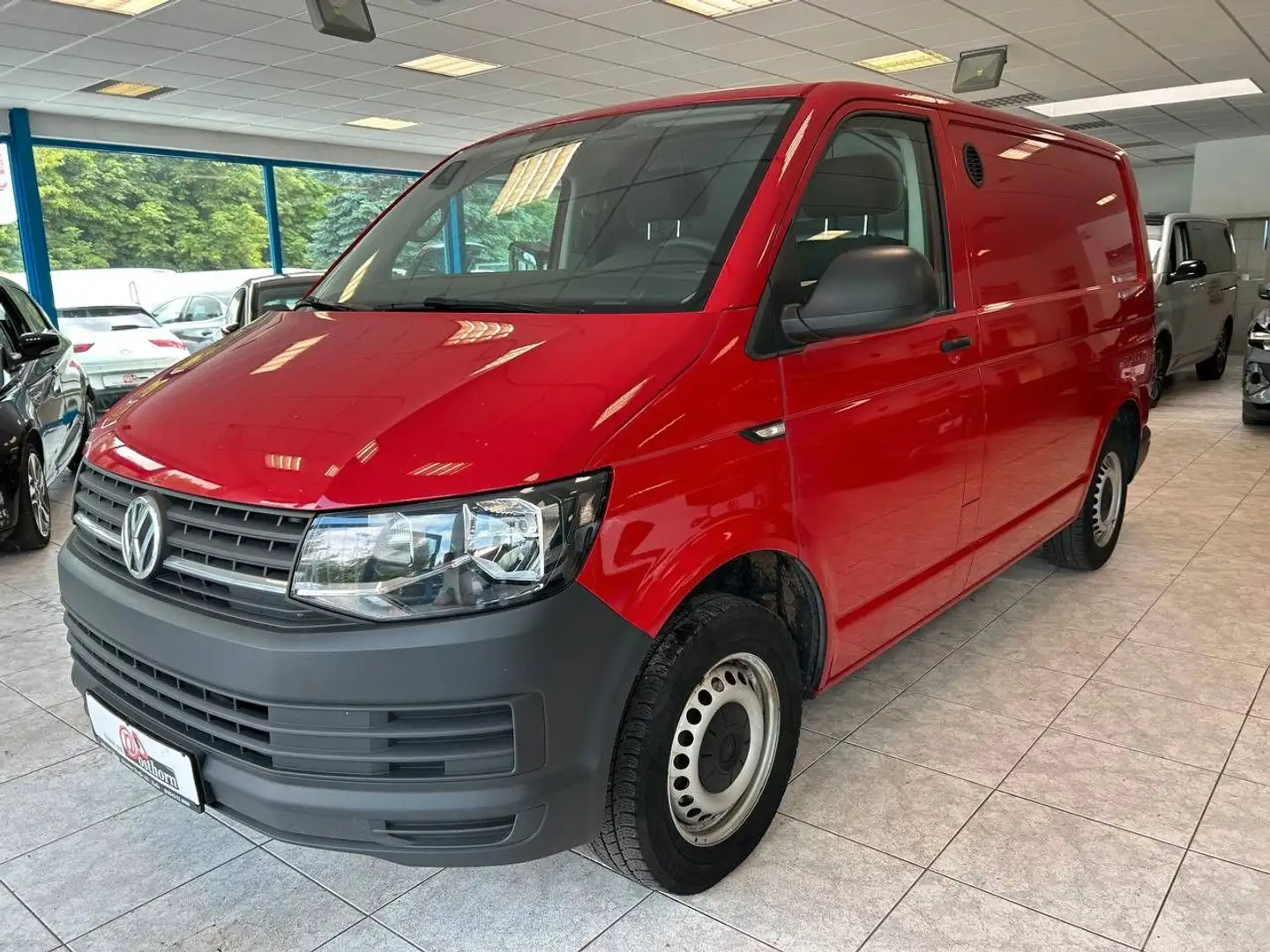 Volkswagen T6 Transporter T6 Kasten  Automatik Klima Regalsystem PDC Rot - 1