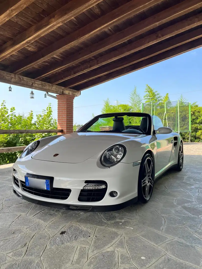 Porsche 997 Turbo cabrio MANUALE Bianco - 1