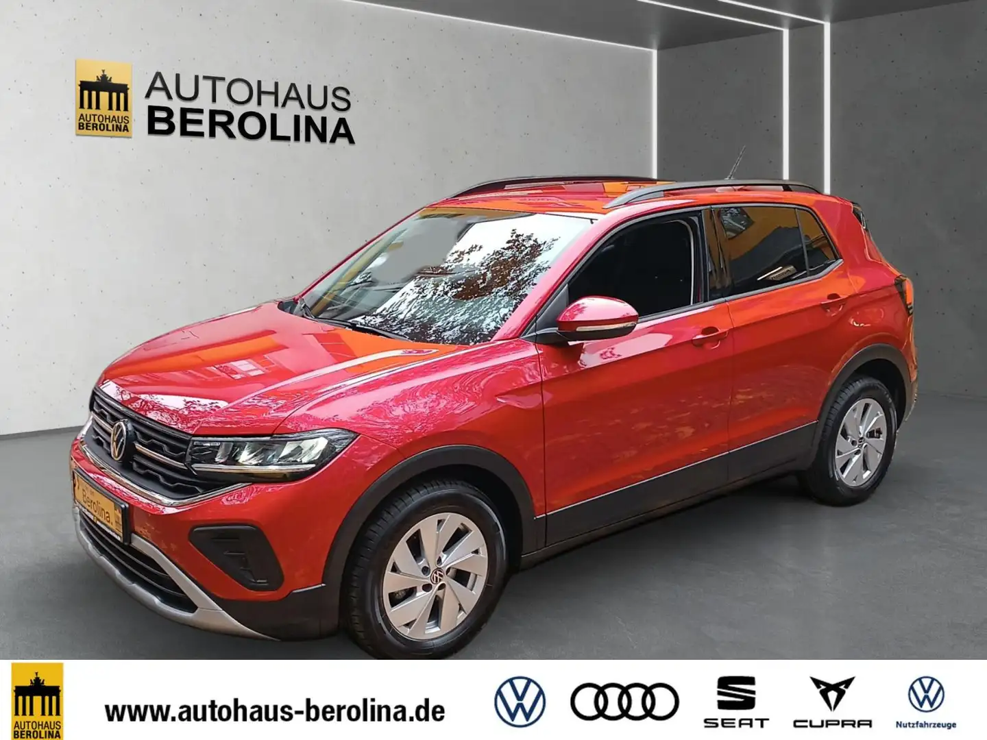 Volkswagen T-Cross 1.0 TSI Life DSG *ACC*R-CAM*LED*SHZ* Rot - 2