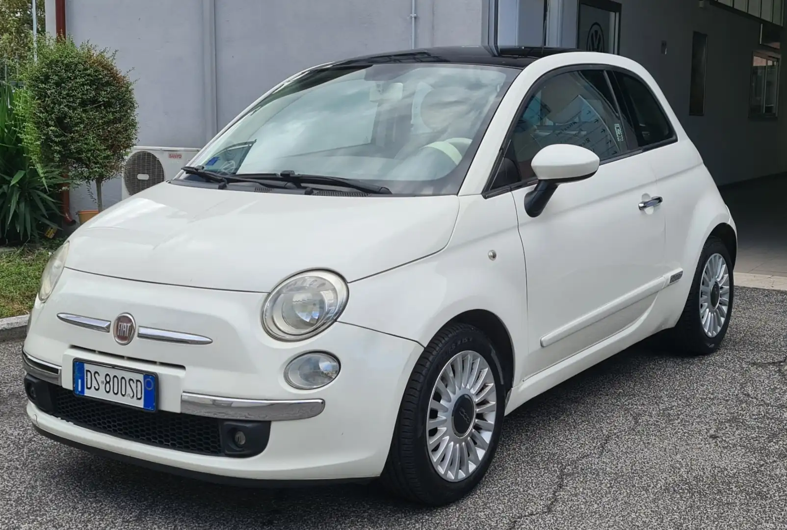 Fiat 500 1.2 Lounge automatico 69cv Blanco - 2