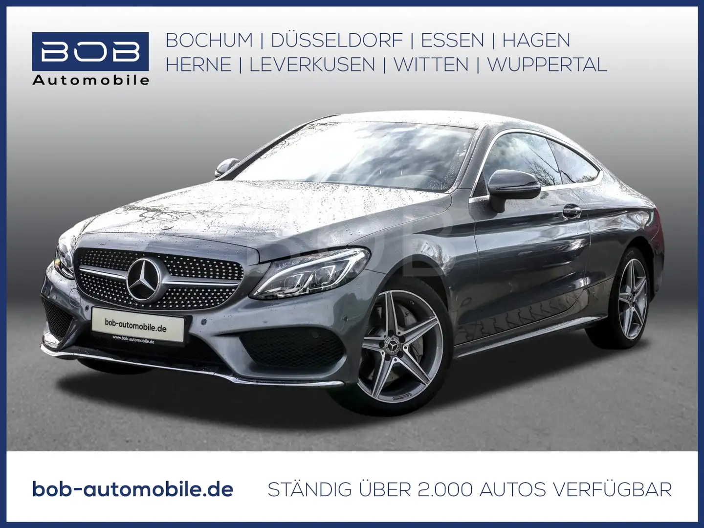 Mercedes-Benz C 400 4Matic AMG Line SHZ PDC NAVI Grey - 1