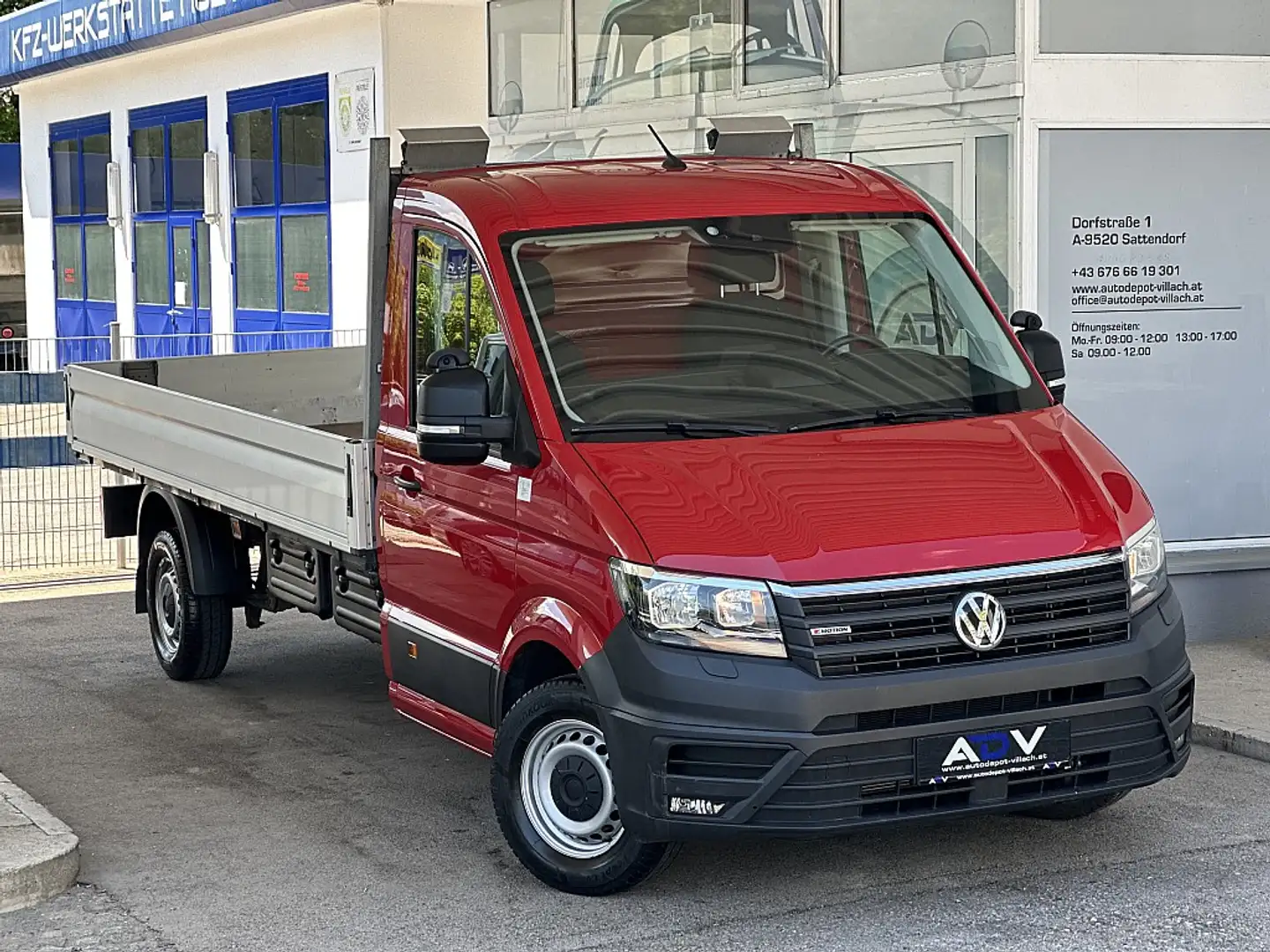 Volkswagen Crafter 35 Pritsche LR L4 2,0-I-TDI 4Motion Aut. Rouge - 2