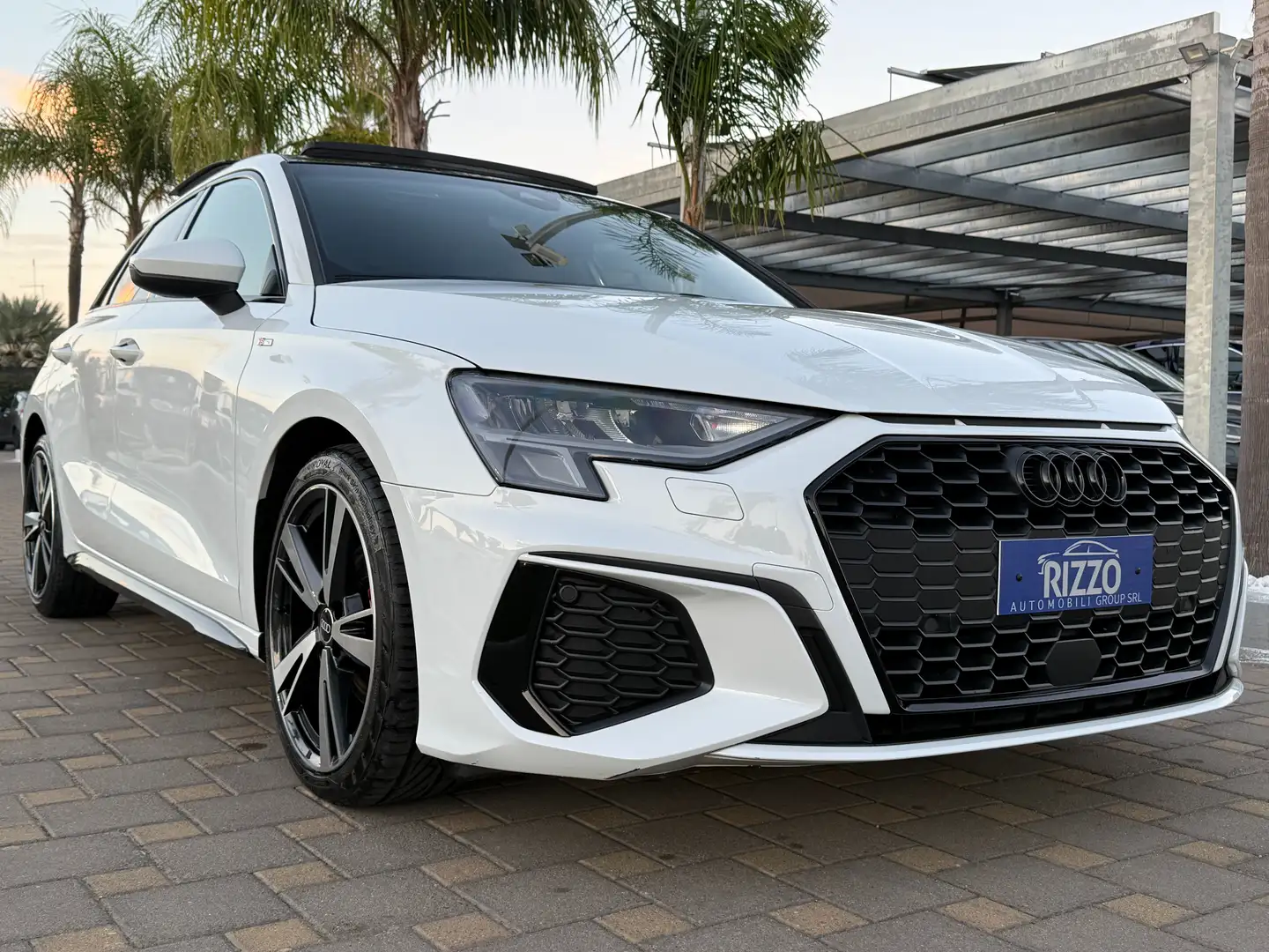 Audi A3 SPB 35TDI 150CV 3XS-LINE IDENTITY BLACK TETTO COCK Bianco - 1