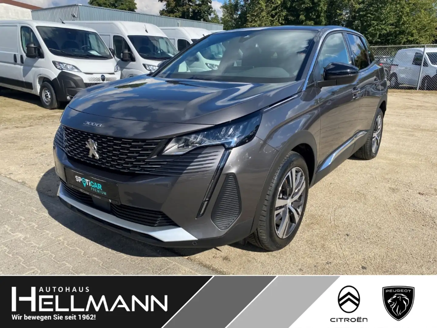 Peugeot 3008 Allure Pack 1.2 Mild Hybrid 145 e-DSC6 *Navi*Sitzh Grau - 1