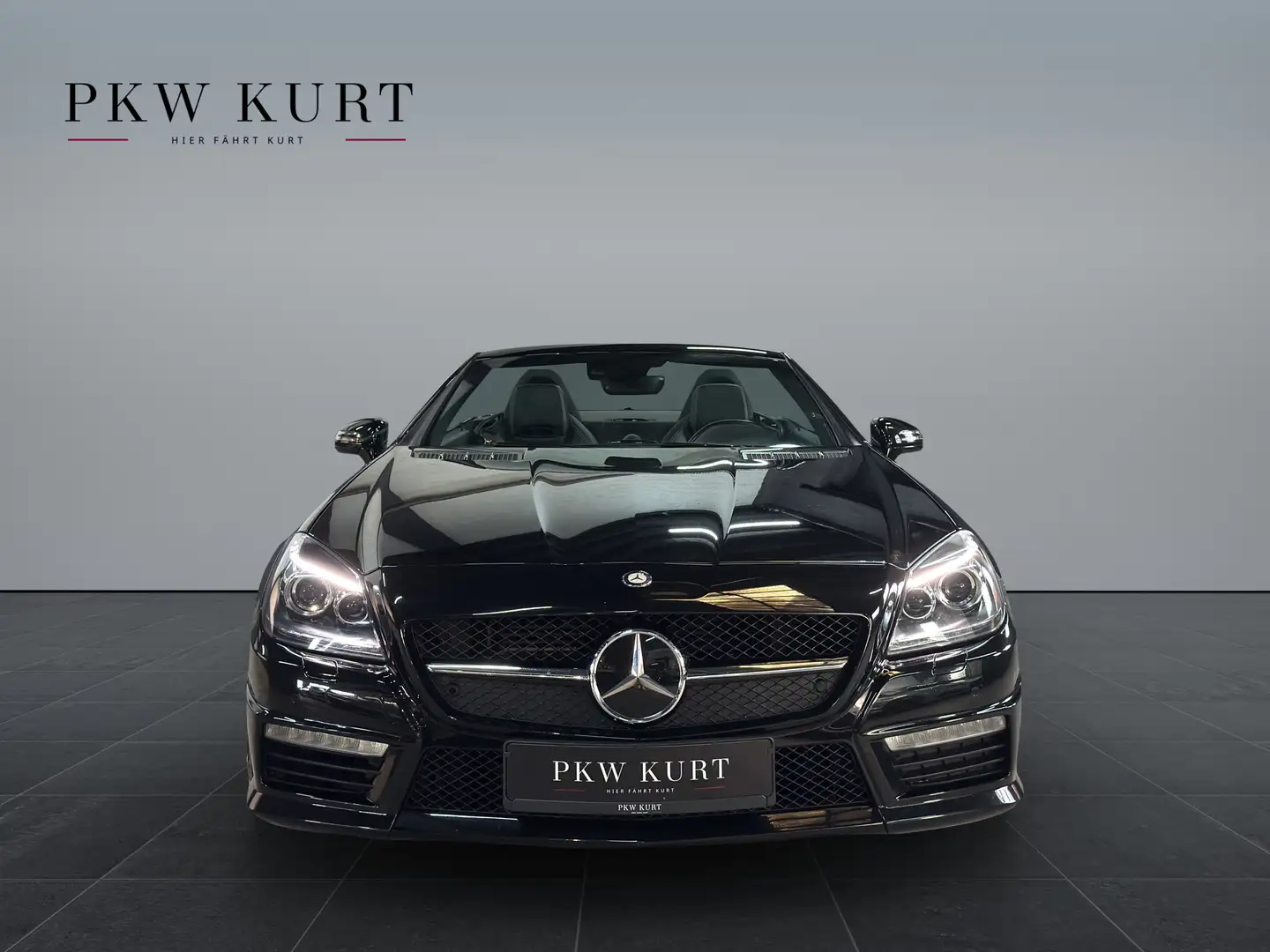 Mercedes-Benz SLK 55 AMG 7G Tr. *2.Hand *IWC Uhr *Glasdach * Negro - 2