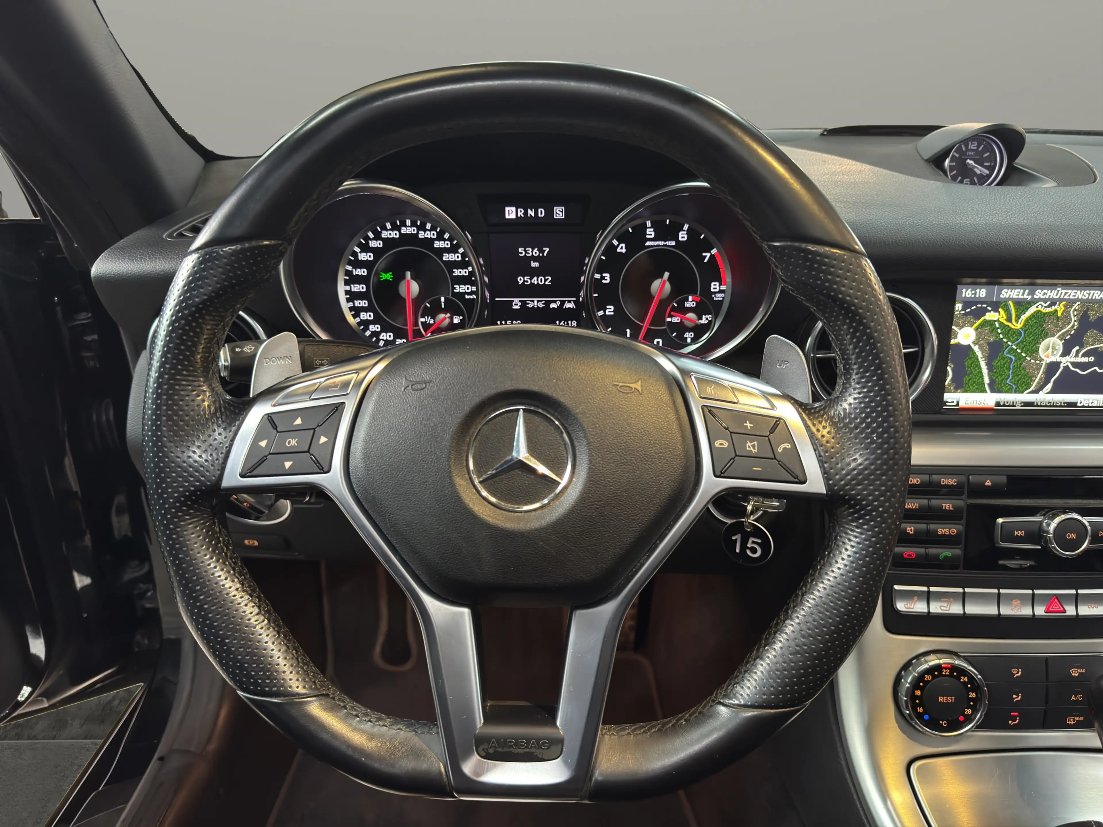 Mercedes-Benz SLK 55 AMG 7G Tr. *2.Hand *IWC Uhr *Glasdach * — photo 12