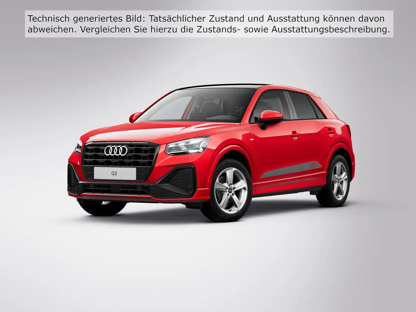 Audi Q2 S line 35 TFSI *PANO*AHK*MATRIX*NAVI*8-fach* Rot - 2