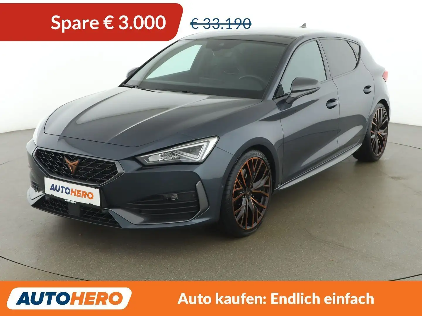CUPRA Leon 2.0 TSI VZ Aut. *LED*ACC*SPUR*TOT*CAM*NAVI*PANO* Argent - 1