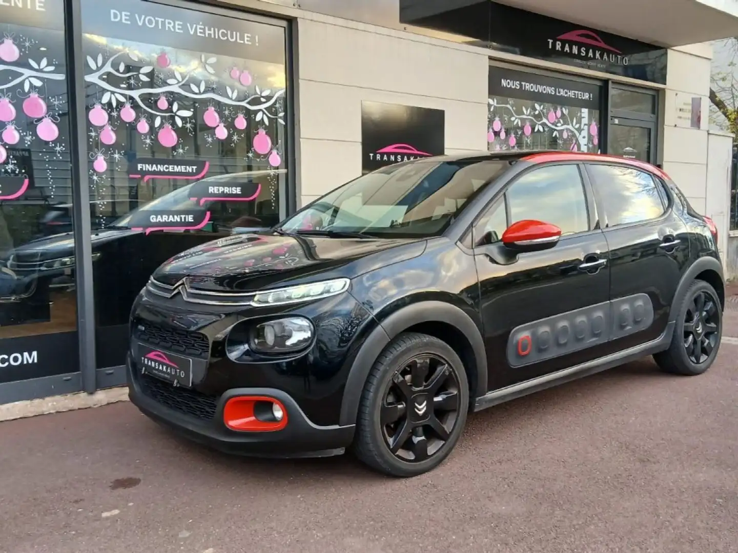 Citroen C3 PureTech 110 SS Shine //DISTRIBUTION OK// TOIT PANORAMIQUE Noir - 1