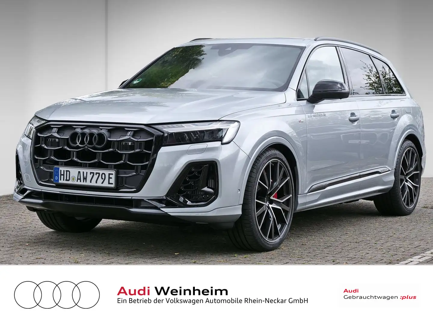 Audi Q7 60 3.0 TFSI e quattro S line AHV Pano sound u Silber - 2